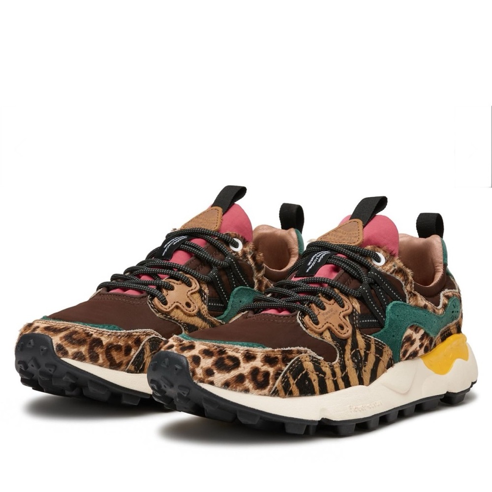 NWT Flower Mountain YAMANO 3 UNI Suede and Technical Fabric Sneakers - Picture 2 of 16